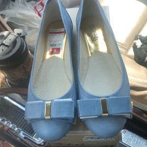 Michael Kors  new Kiera Ballet shoes.  Color is surf.